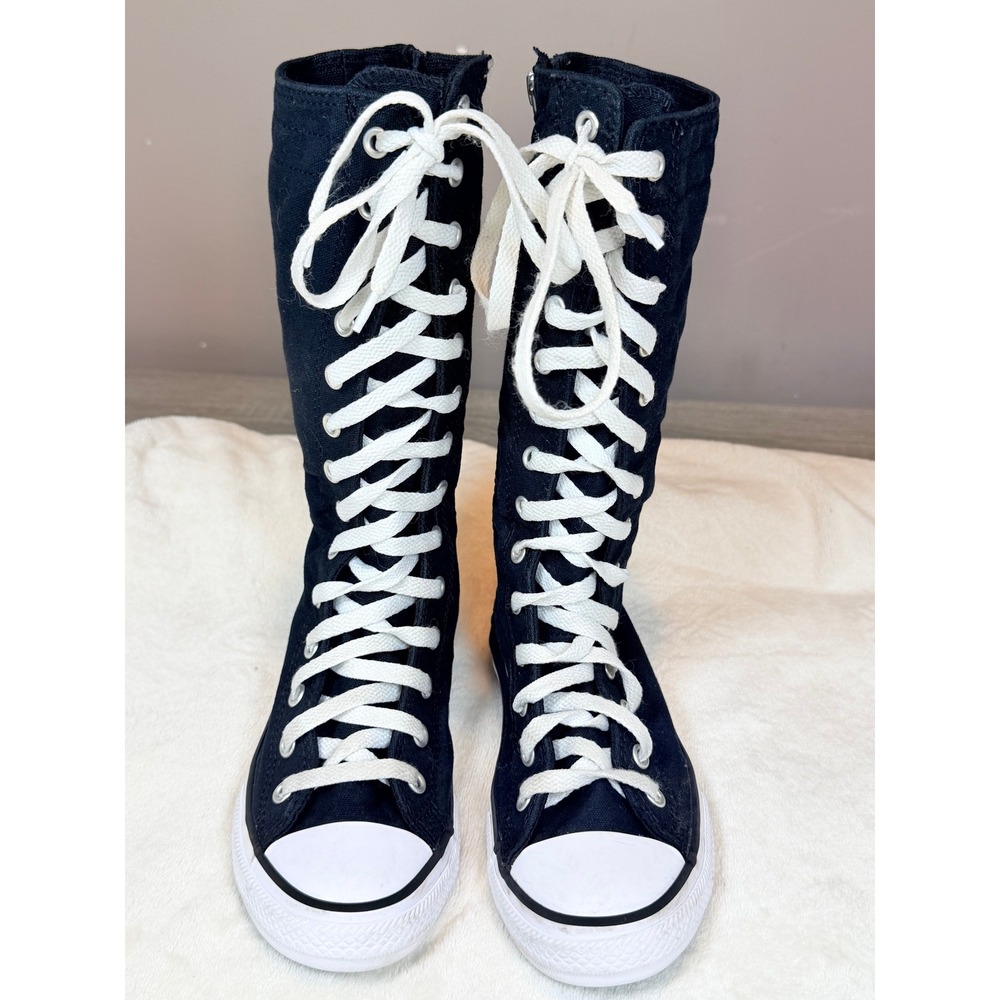 Converse Kids Chuck Taylor All Star XX-Hi Knee High Sneakers Black Size 2 Youth